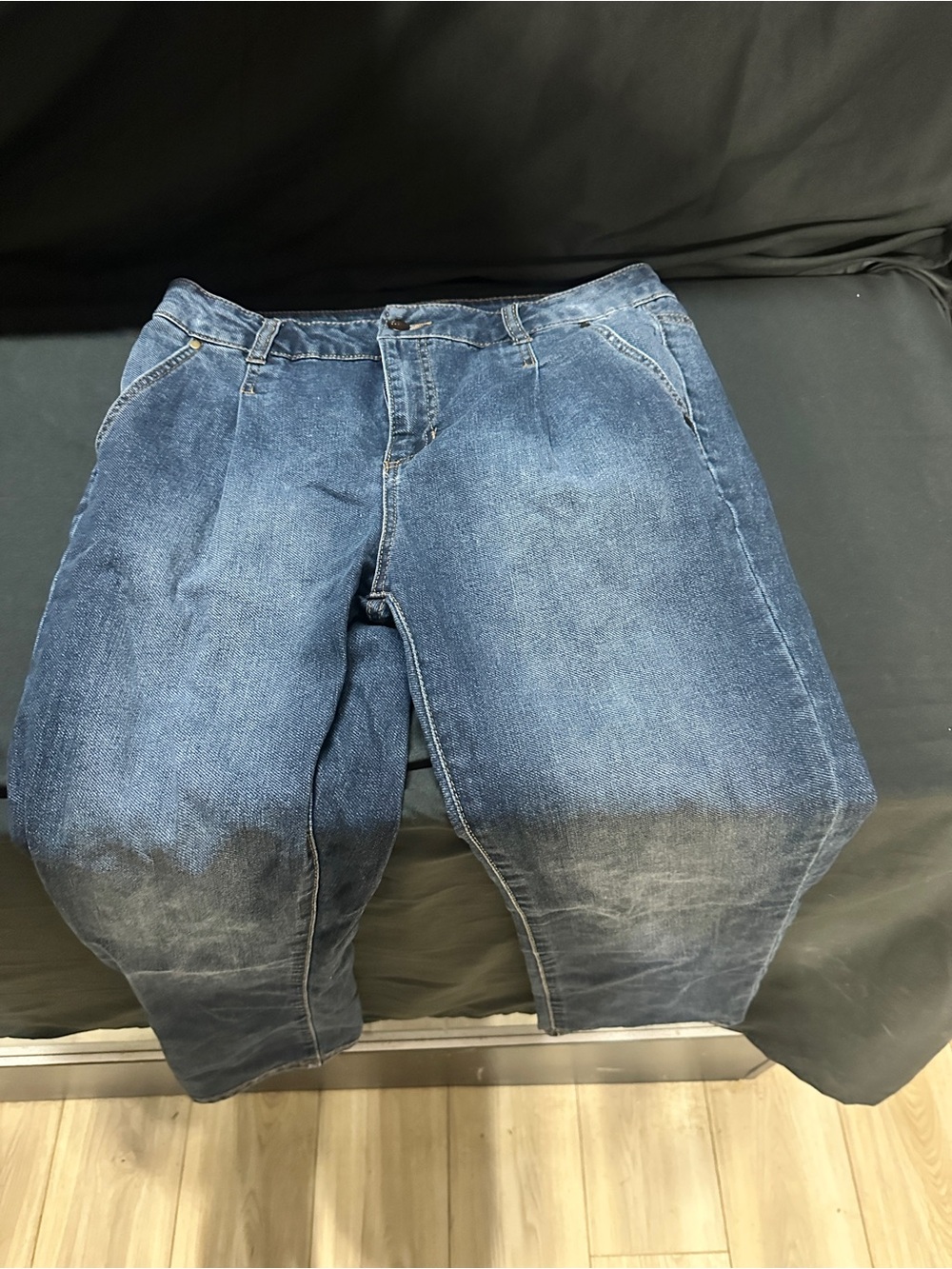 Men's Blue Denim Jeans - Classic Casual Fit-nice ladies D jeans-size 8-#536